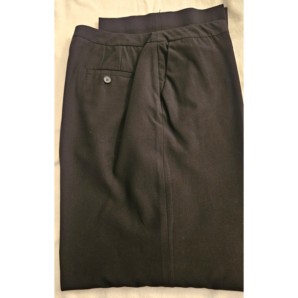 Charter Club Fully Lined Womans Black Pants Trousers Size 14 slant Pockets